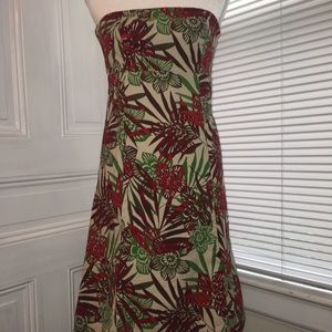 Gap stretch strapless dress